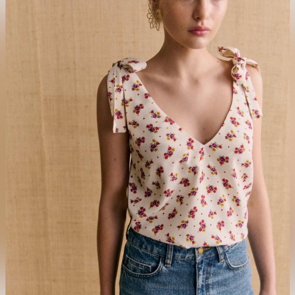 Sezane Lara Blouse Mindy Print - Size 2